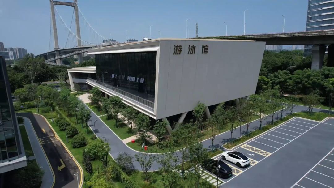 福州人快收藏！市重點打造的鰲峰洲體育公園游泳館，今夏避暑就靠它了！